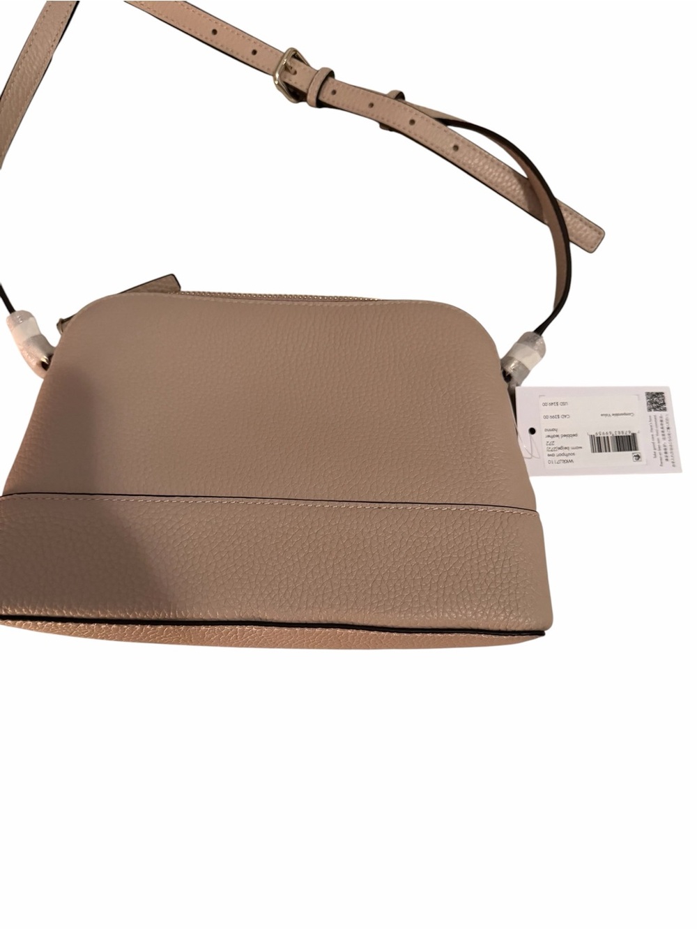 kate spade Pebbled Leather Crossbody Bag in Warm Beige - Picture 4 of 4